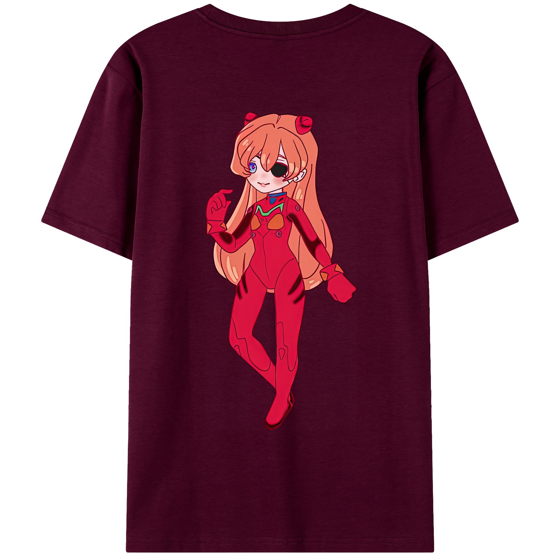 （画像用） EVA 新世紀エヴァンゲリオン レディース半袖Tシャツ(バックプリント)